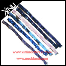 Laços de tecido de seda projeta bandas ajustáveis ​​Bow Tie Strap
